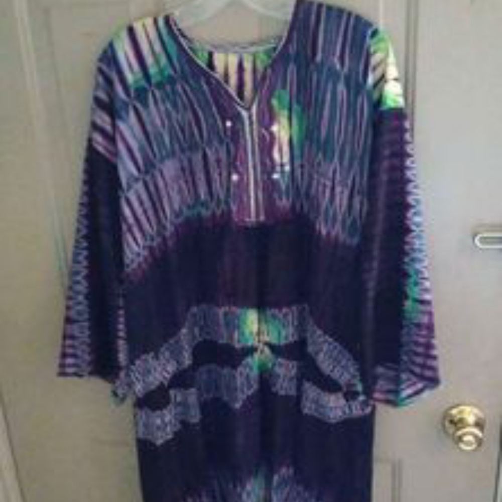 Vintage Dashiki Kaftan Mumu